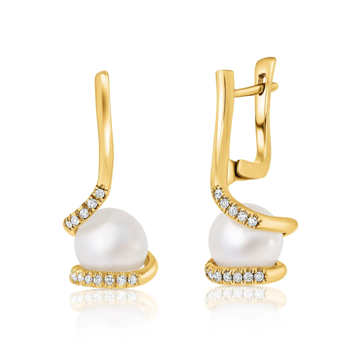 Dripping Pearl Delicate Drop Earrings